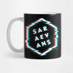 SARA EVANS POLYGON GLITCH Mug